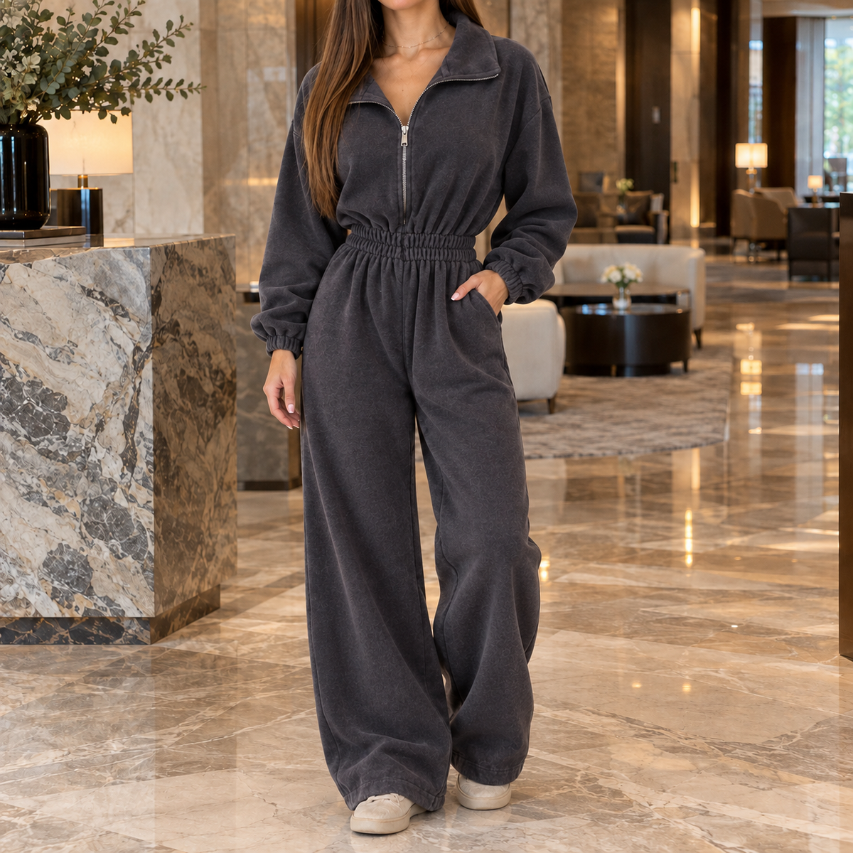 Vera-Claire Wide Leg Jumpsuit