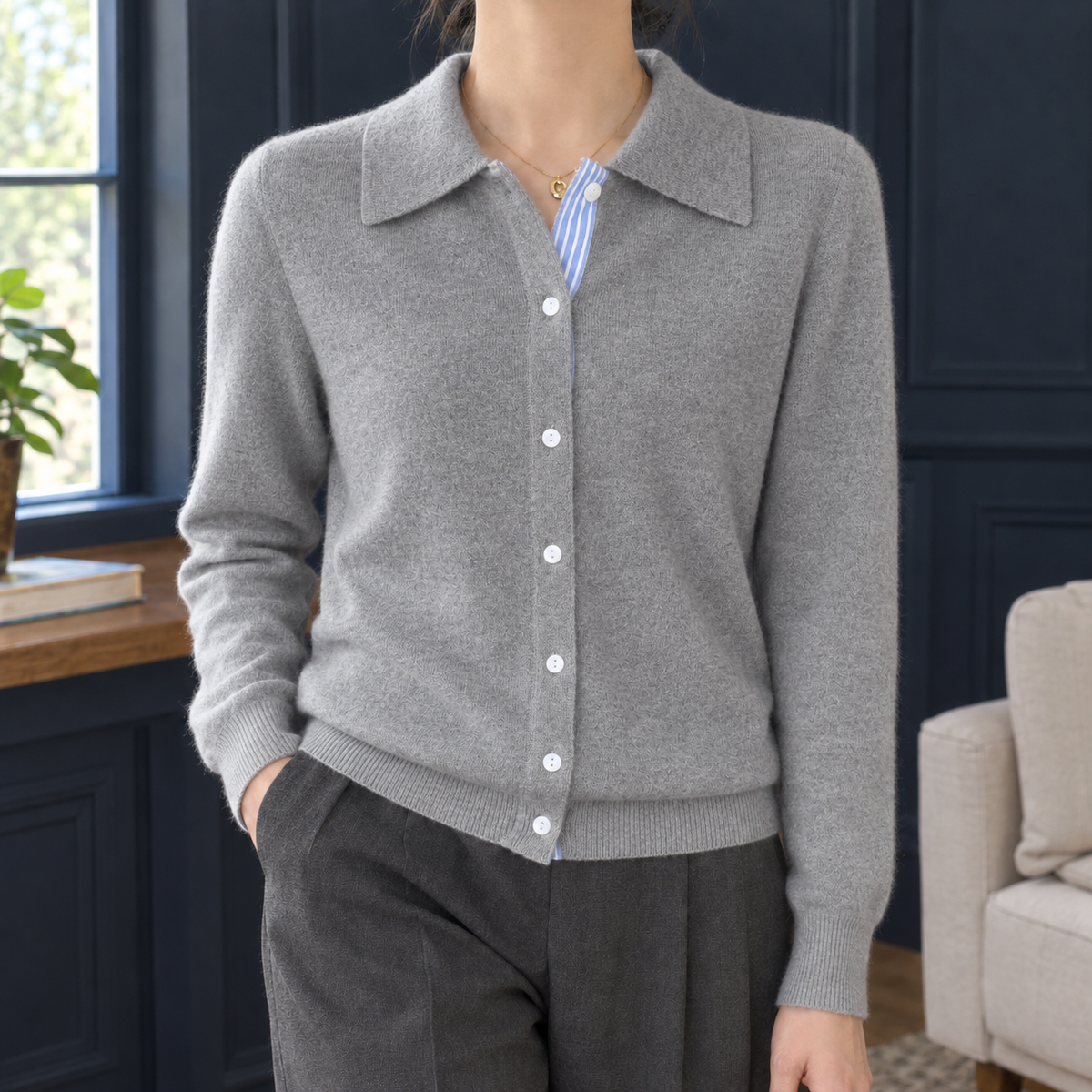 Lola Contrast Cardigan