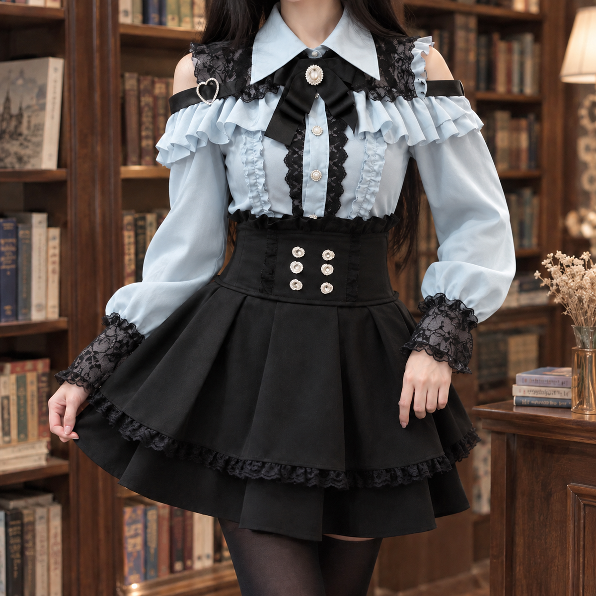 Verity-Hope Ruffled Set