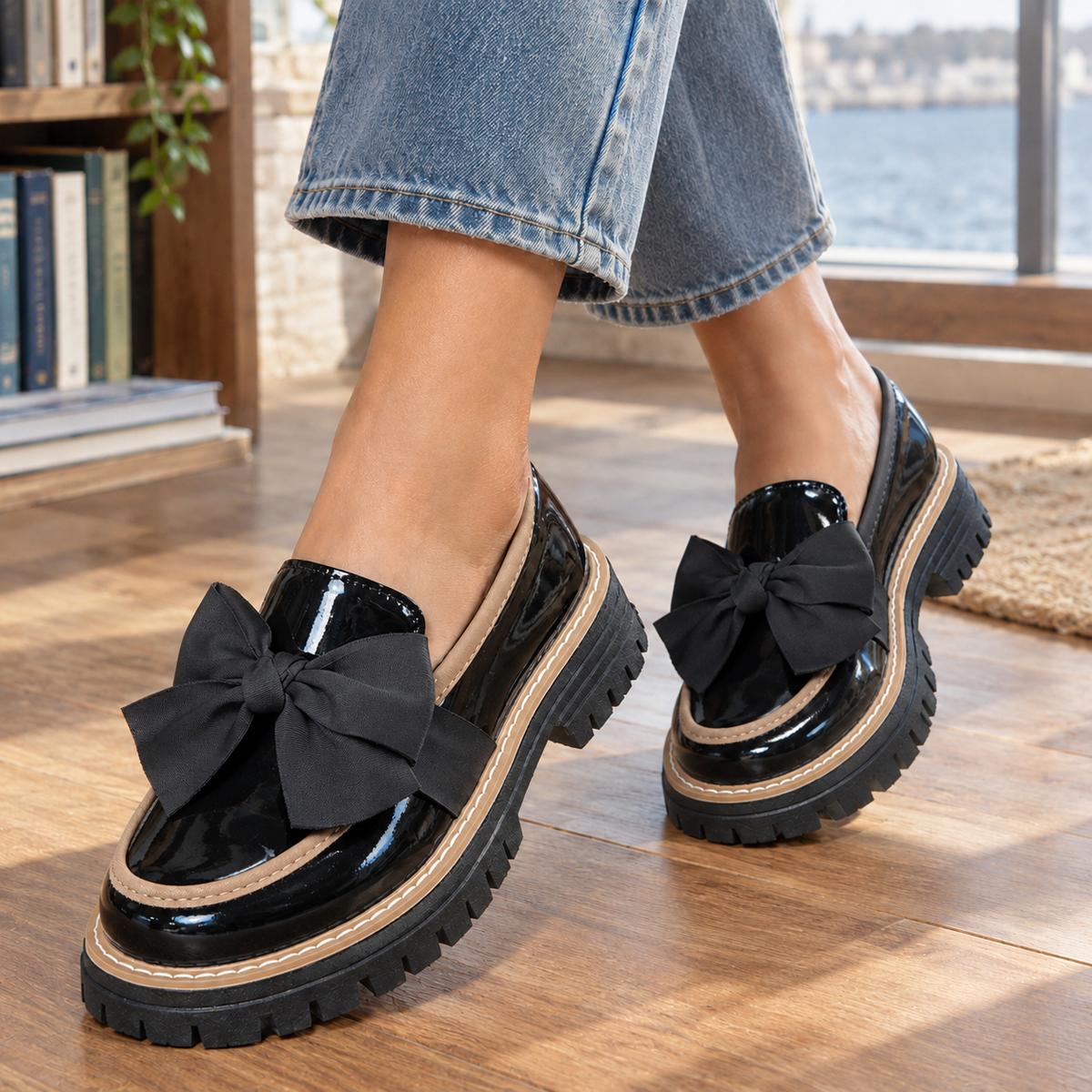 Fornari Bow Loafers