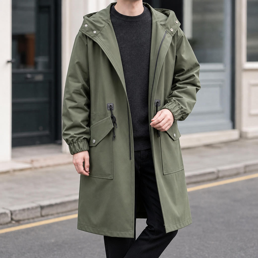 Rodolphe Hooded Overcoat