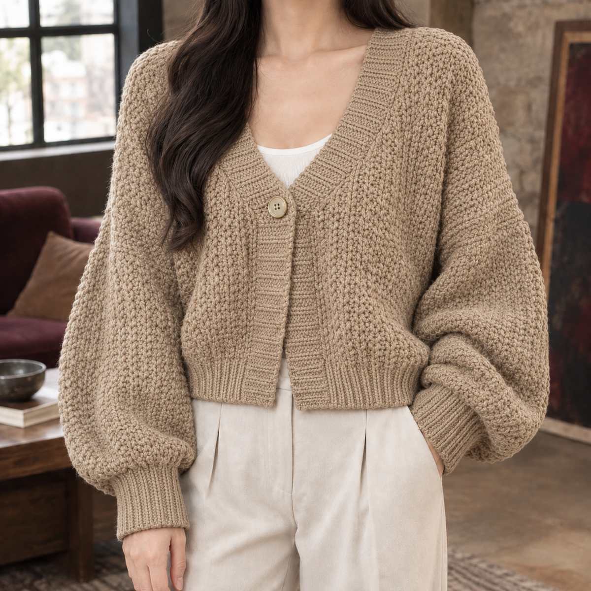 Morwenna-June Chunky Cardigan