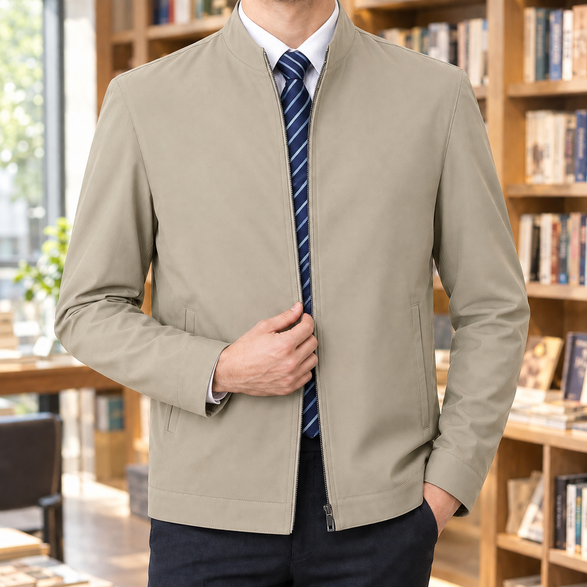Sigmund Stand Collar Jacket