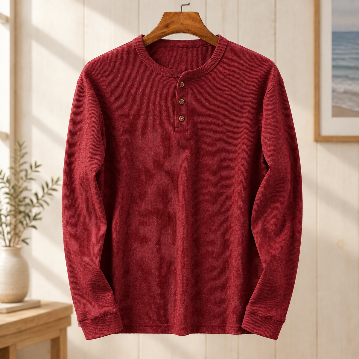 Spencer Ribbed Henley