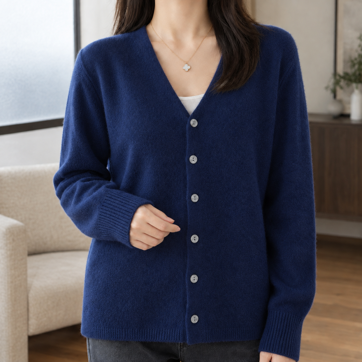 Millie V Neck Cardigan