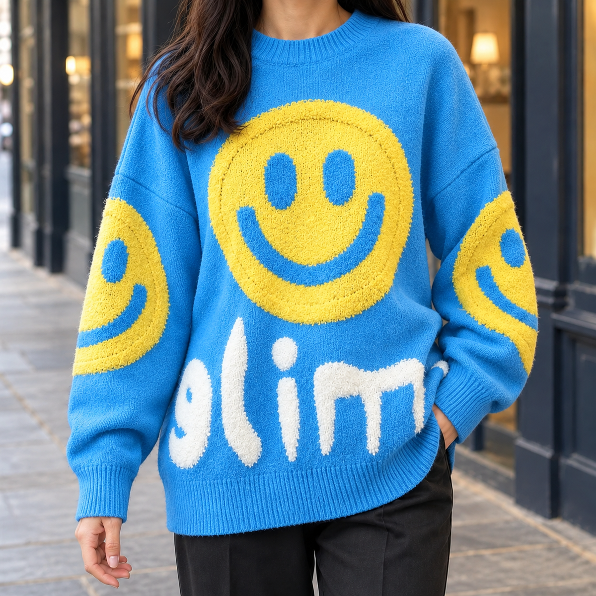 Oriane-Pearl Oversized Sweater