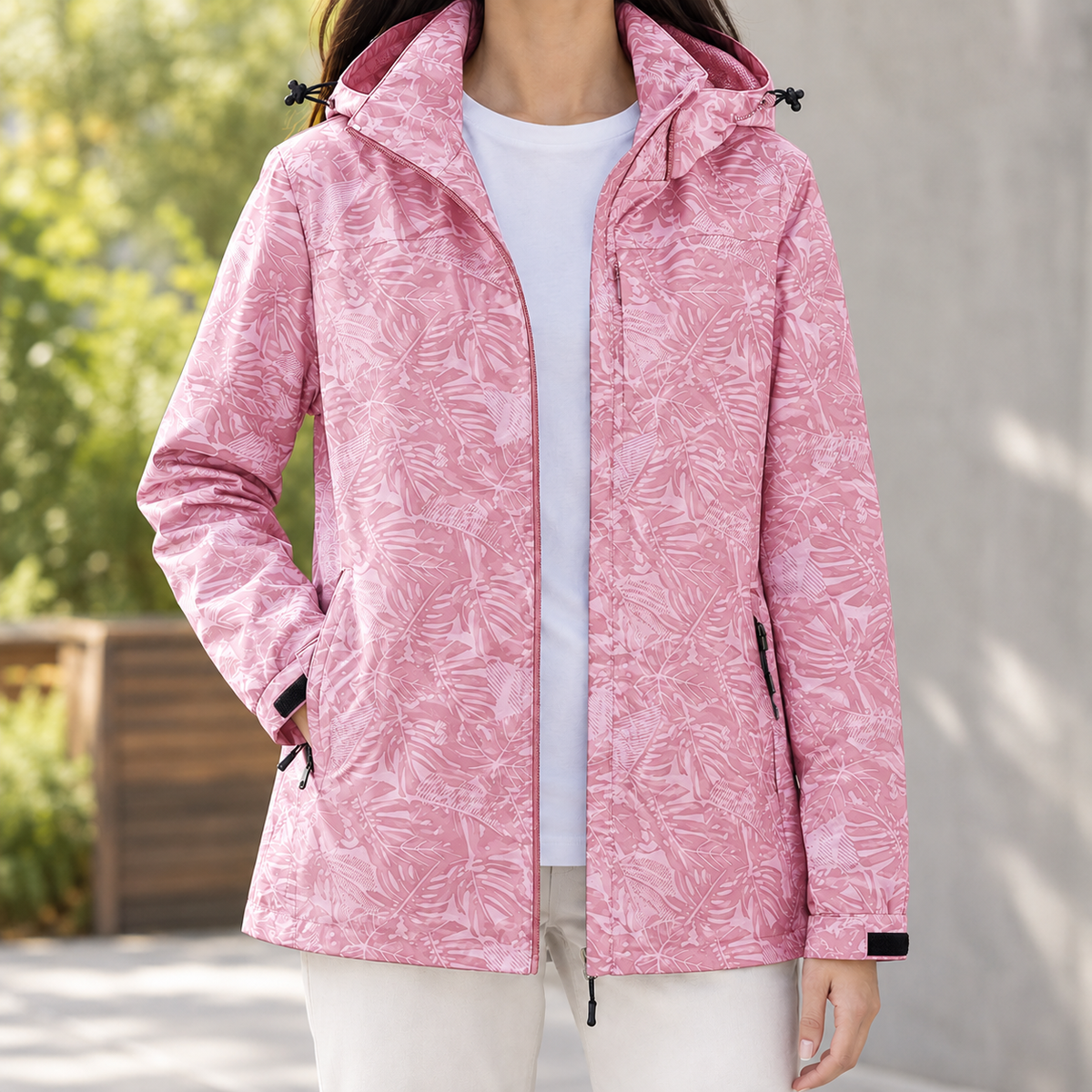 Valeria-Grace Printed Jacket
