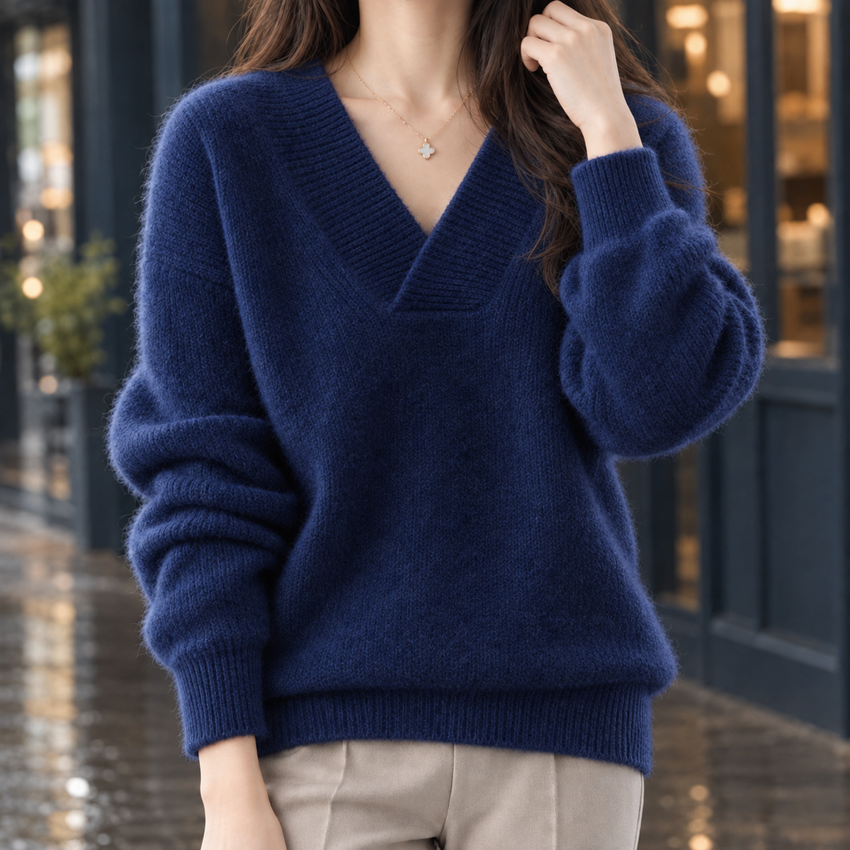 Joelle V Neck Sweater