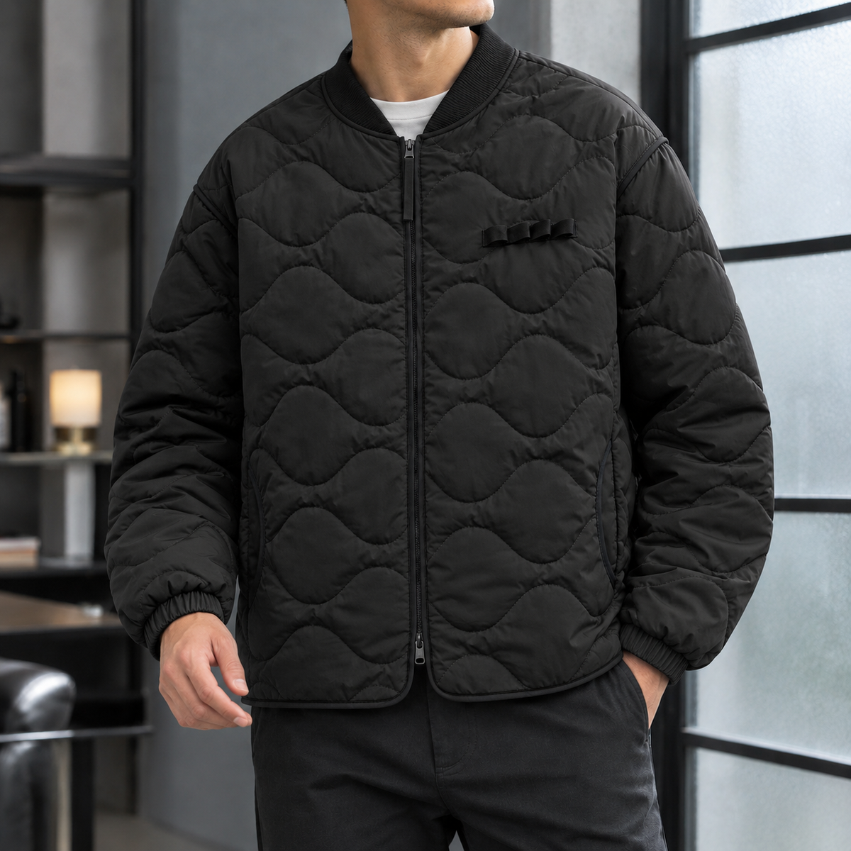 Otto-York Wave Quilted Jacket