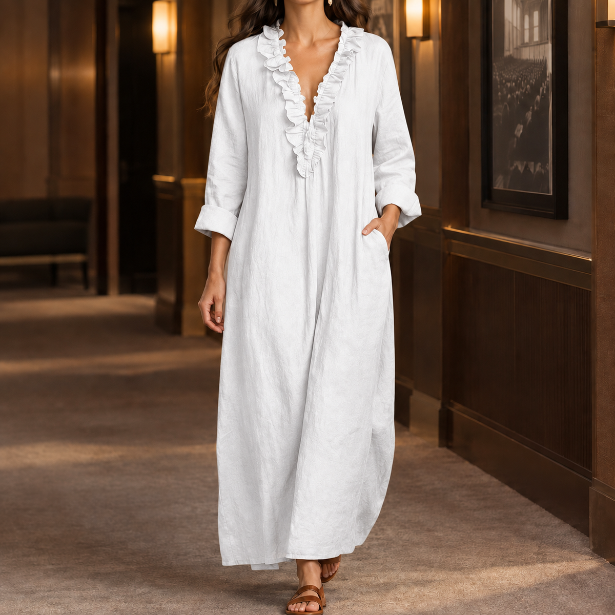 Riley Ruffle Maxi Dress