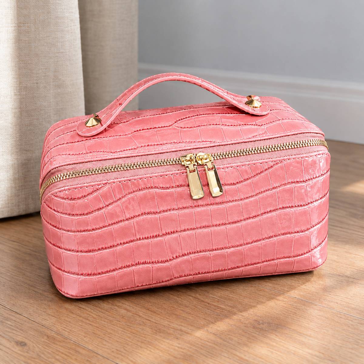 Fermo Croc Cosmetic Bag
