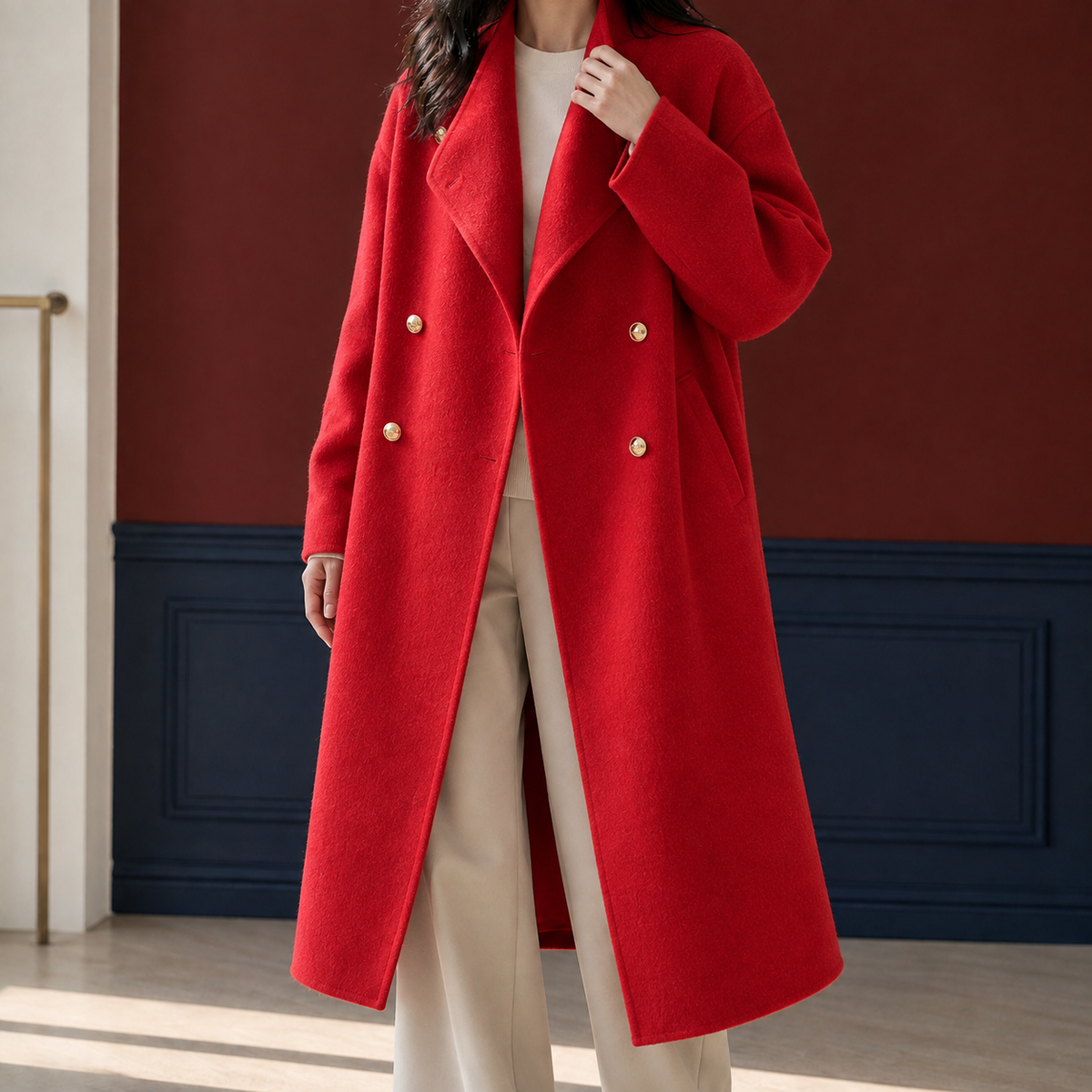 Hazel-Marie Cashmere Coat