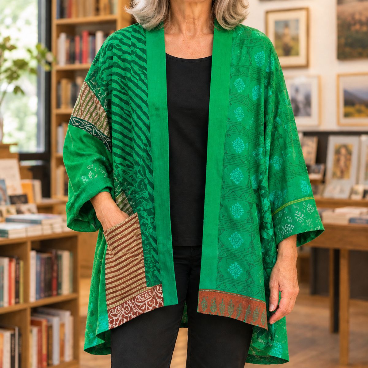 Marlene-Jane Patchwork Cardigan
