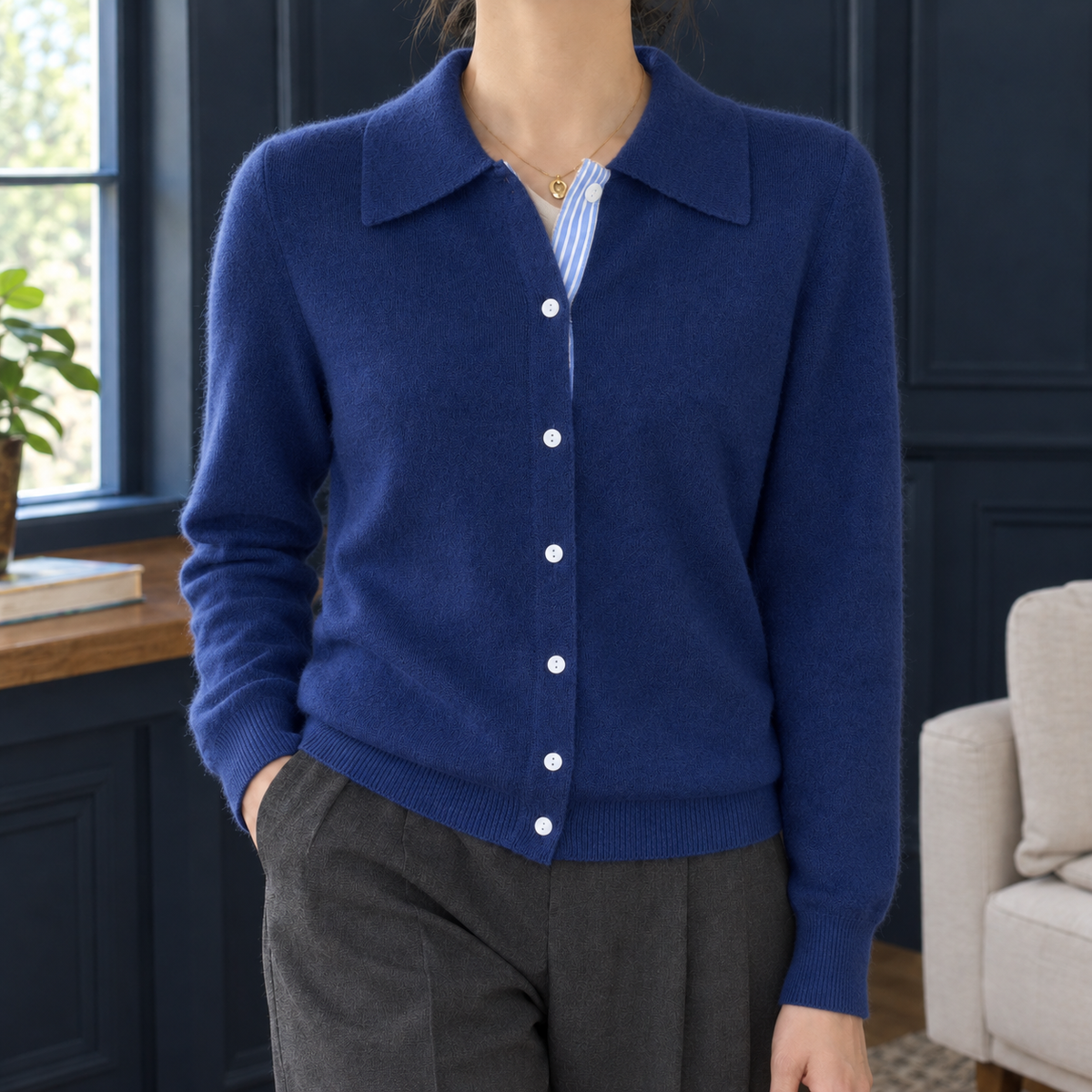 Lola Contrast Cardigan