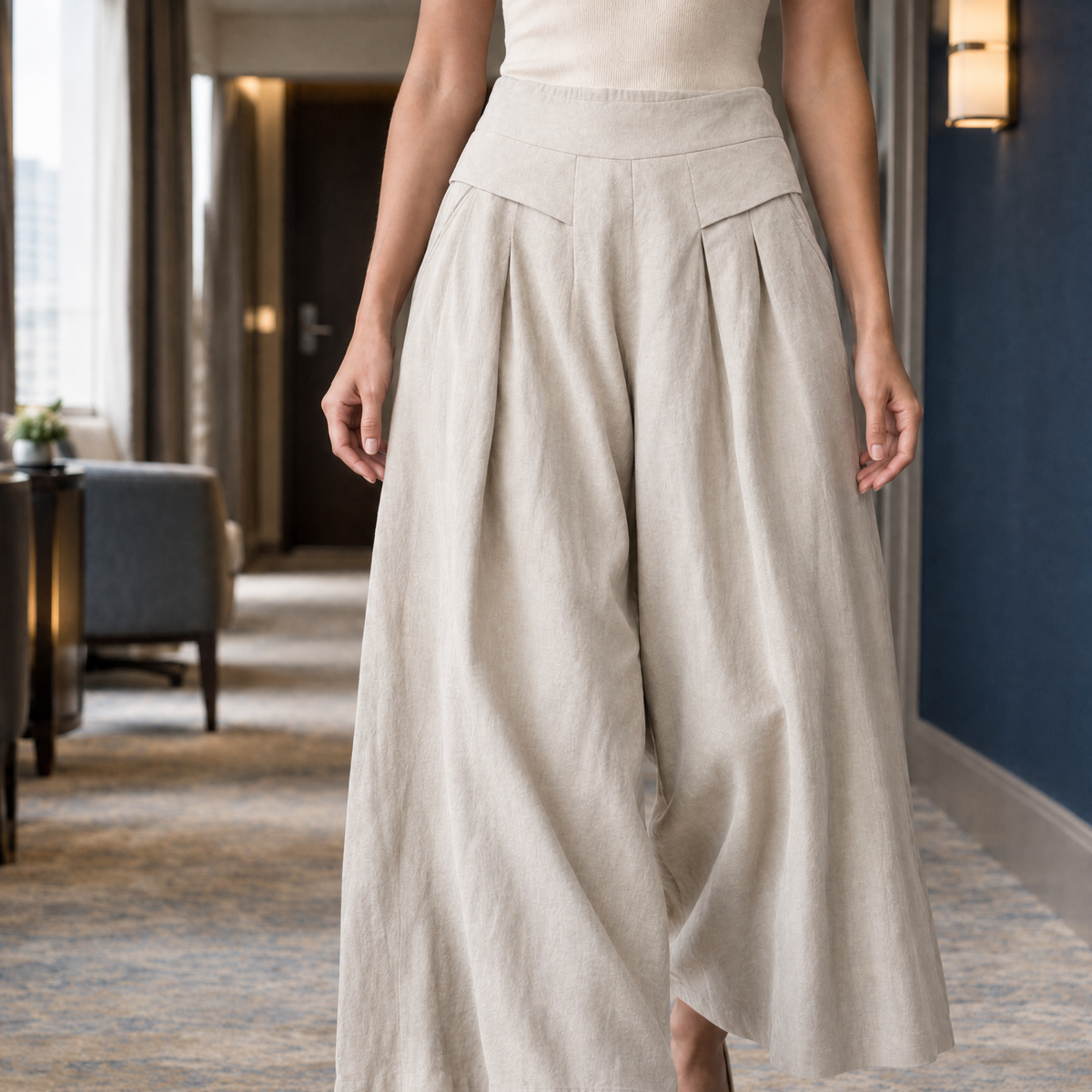 Jacinta-Claire Wide Leg Pants