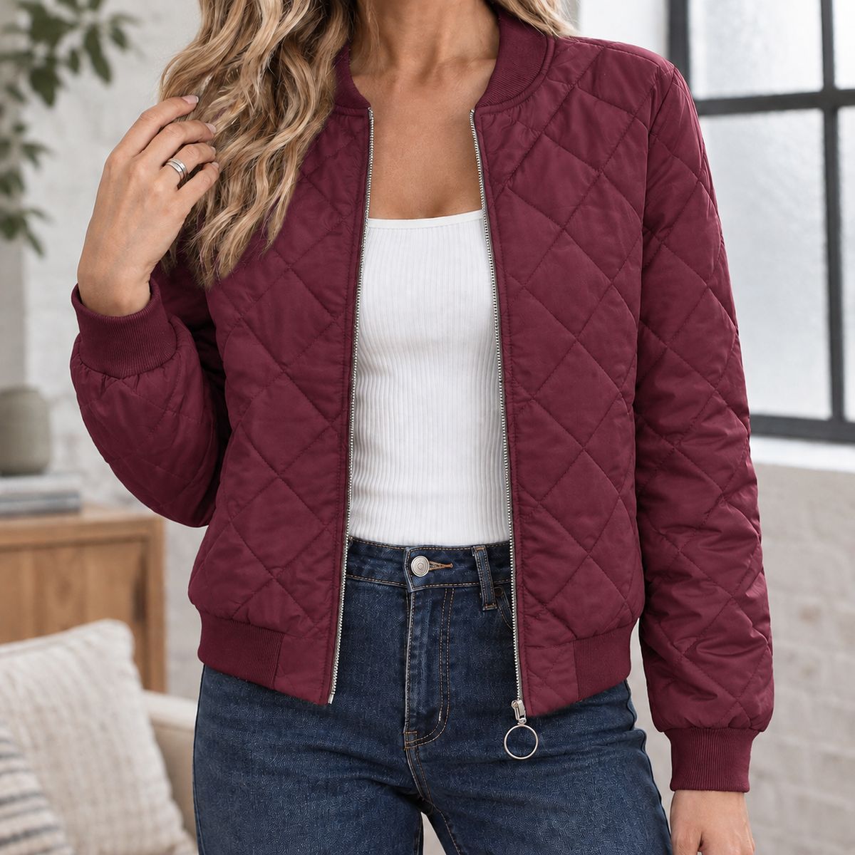 Ingrid-Hope Quilted Jacket