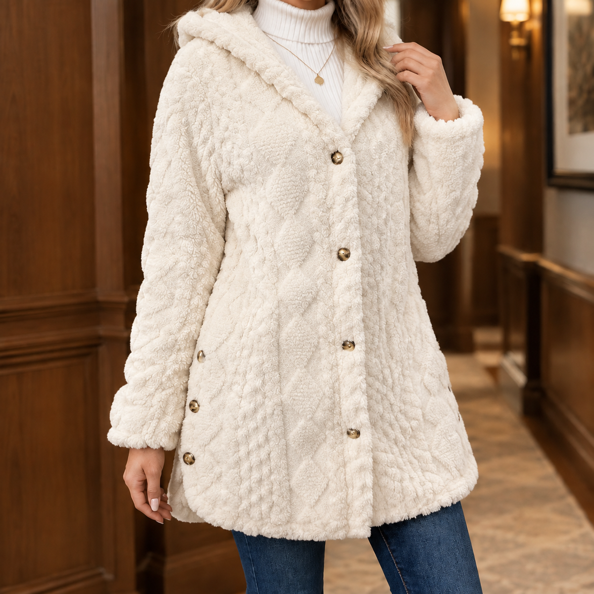 Livia-Sage Textured Jacket