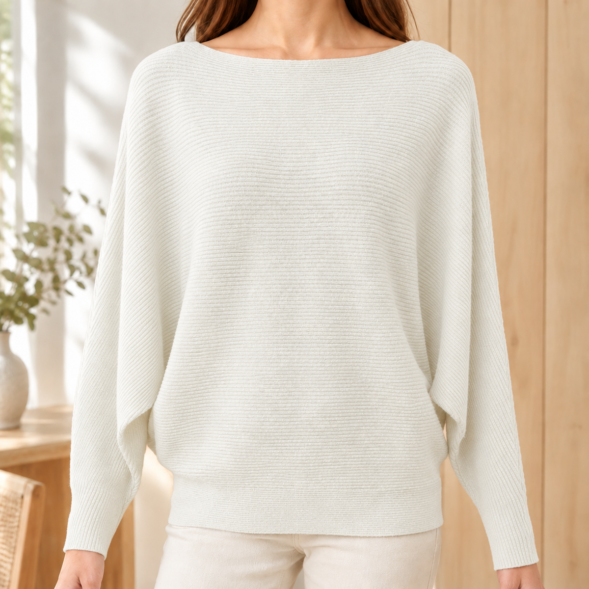 Cordelia-Faye Boat Neck Sweater