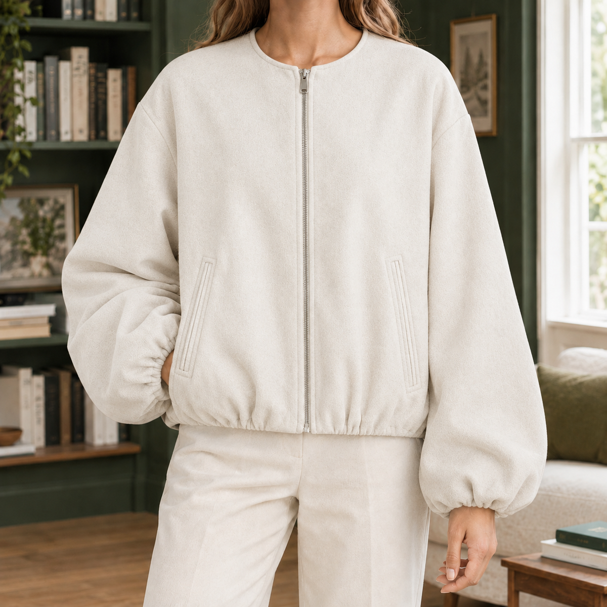 Erin-Eve Balloon Sleeve Jacket