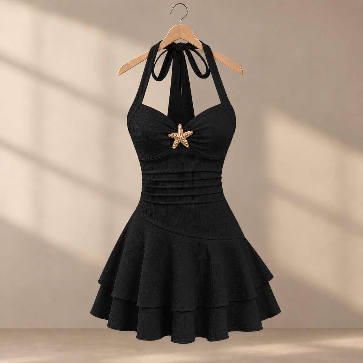 Paula Halter Mini Dress
