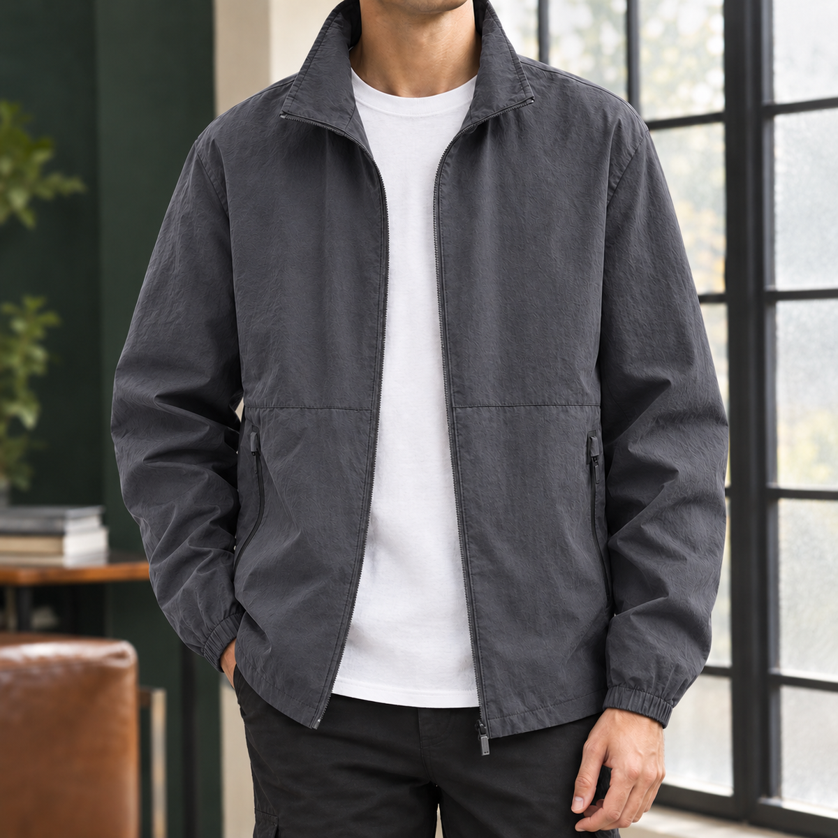 Christopher Stand Collar Jacket