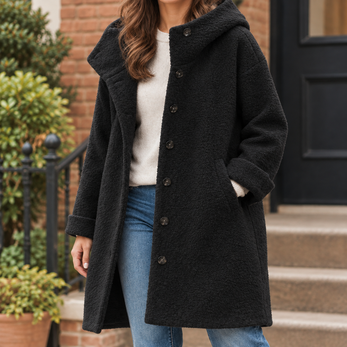 Yvette-Faye Hooded Coat
