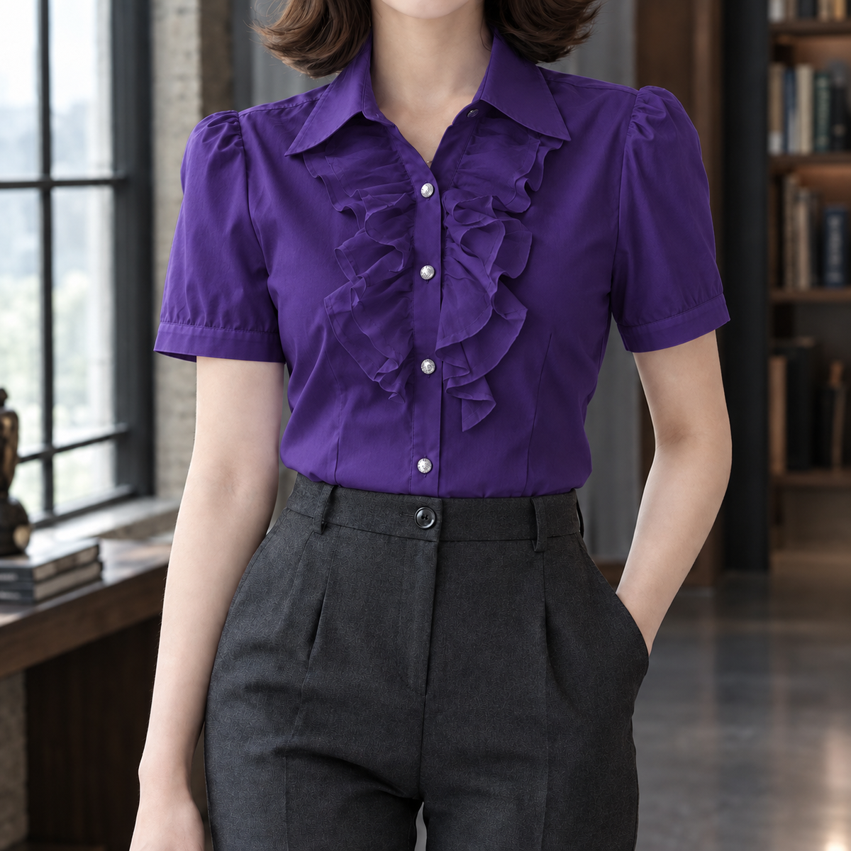 Heidi Ruffle Blouse