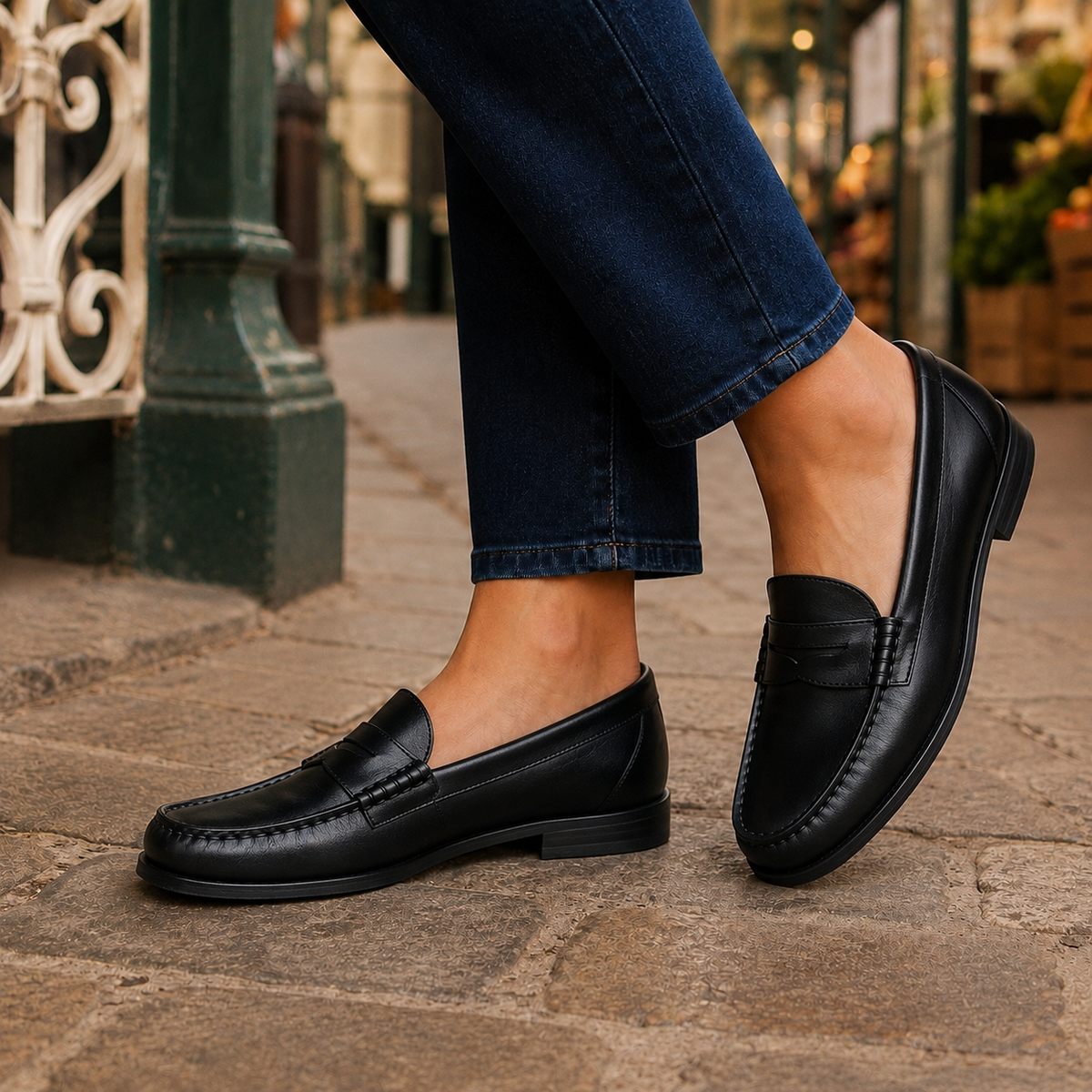 Carlotti Leather Loafers