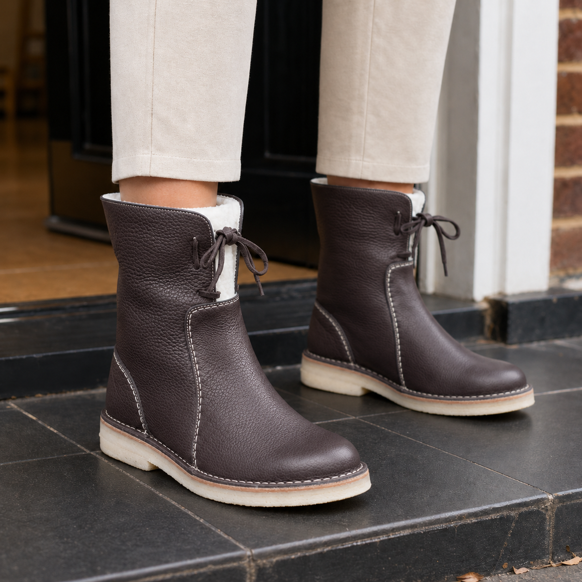 Rovelli Lace-Up Boots