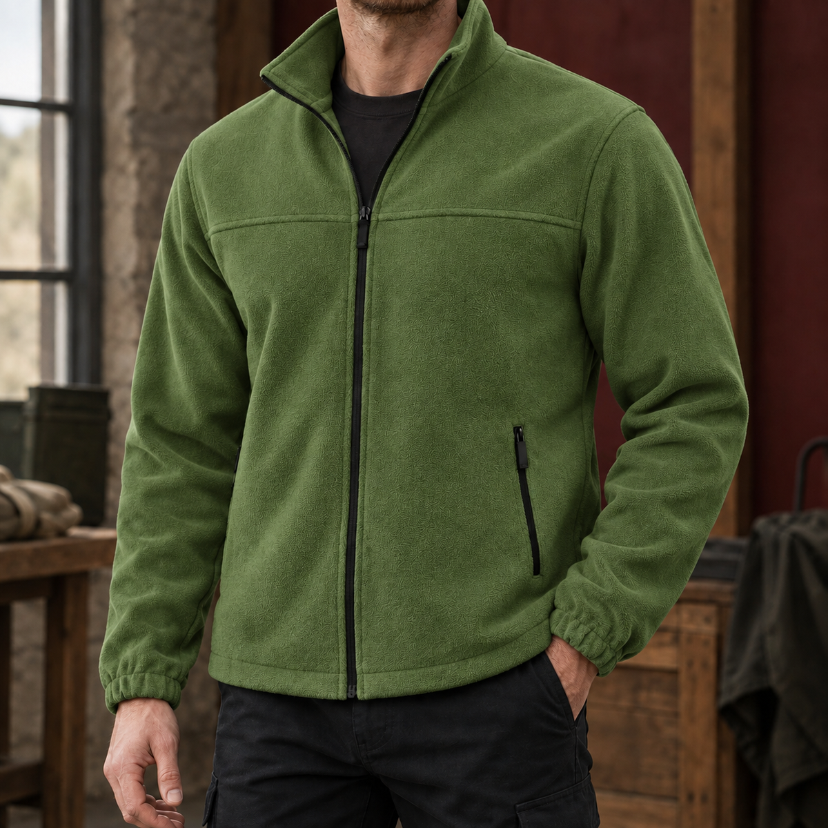 Godfrey Stand Collar Jacket
