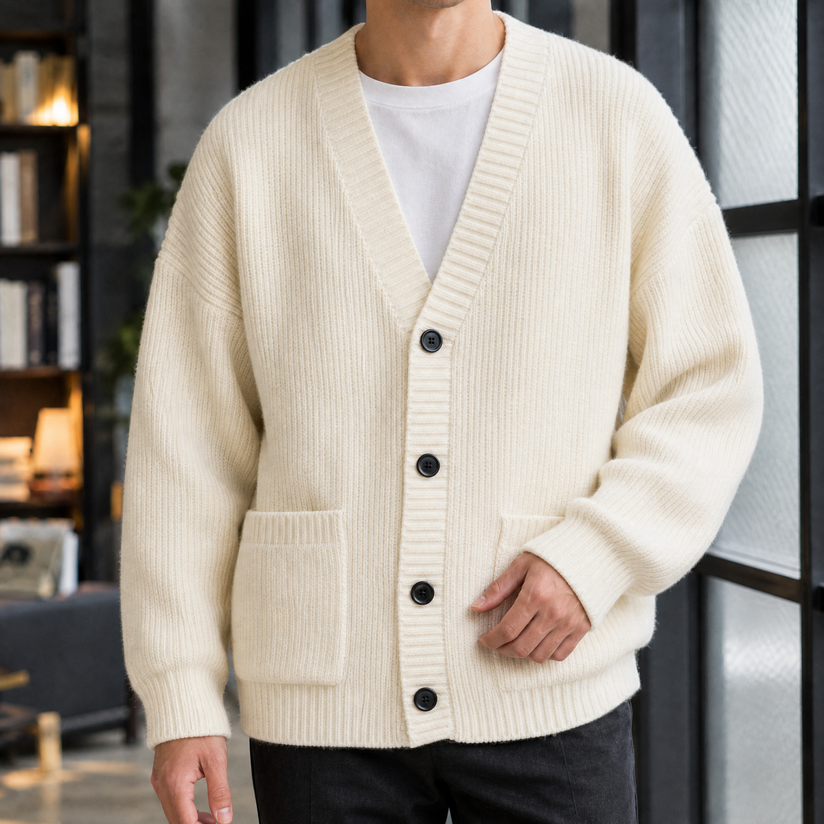 Waldemar Ribbed Cardigan