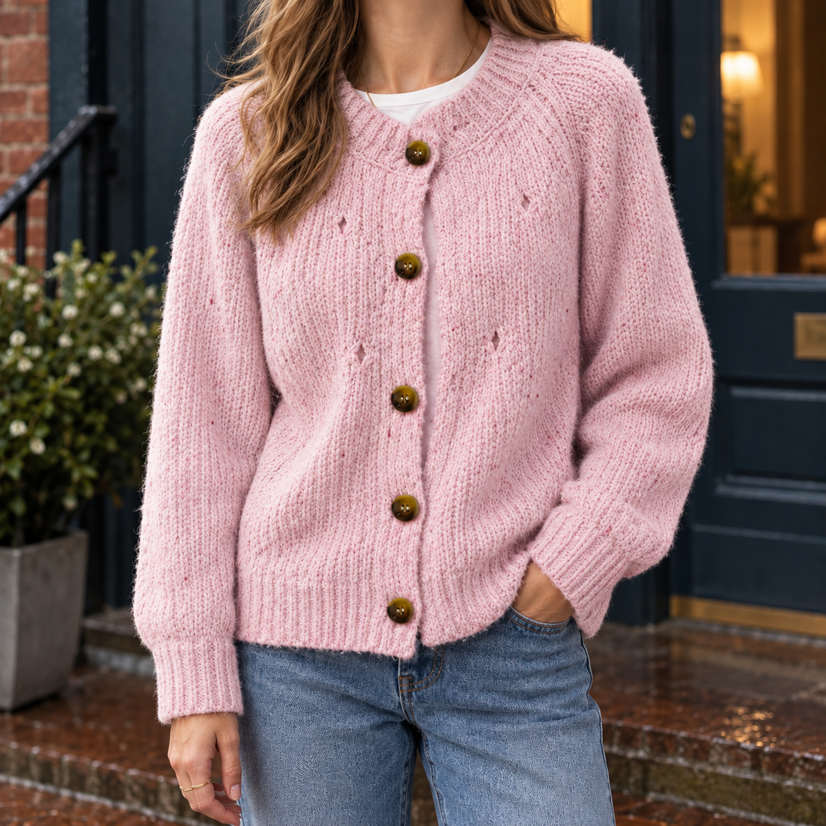 Zoe Textured Cardigan