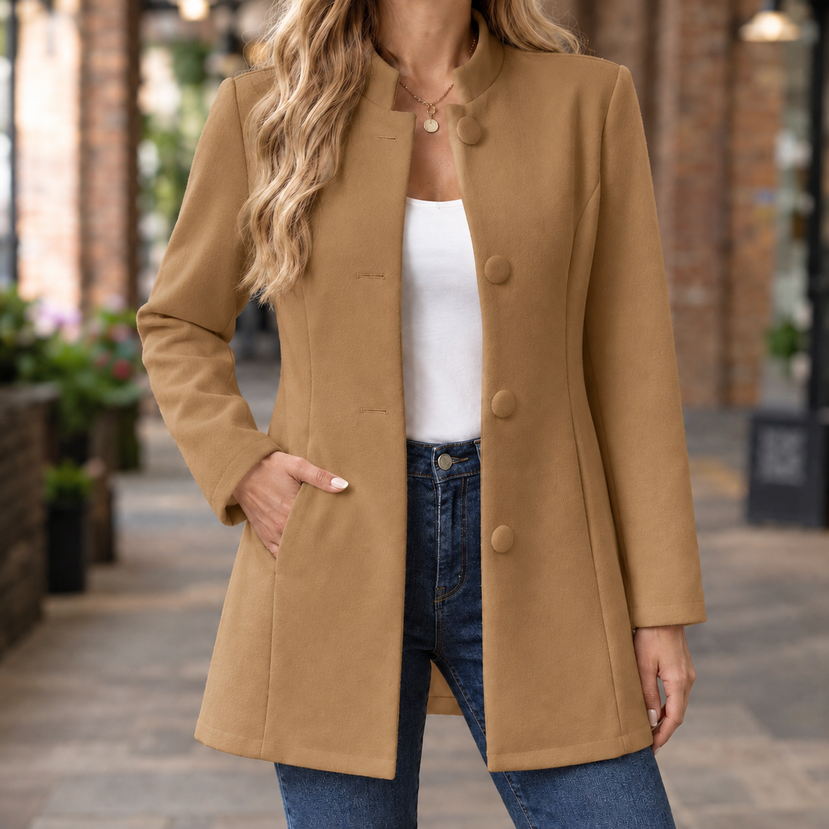 Simone-Eve Longline Blazer