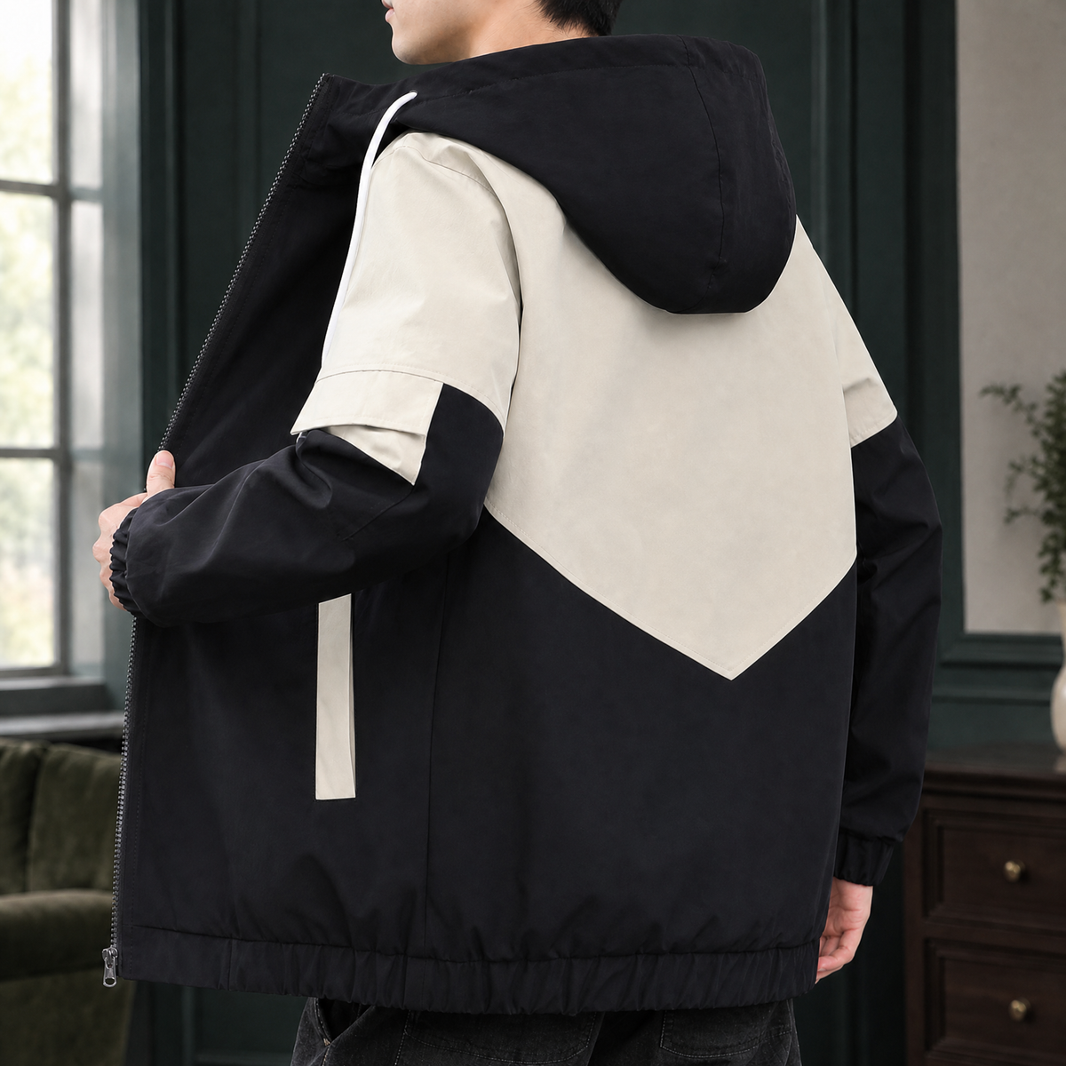 Nathaniel Color Block Jacket
