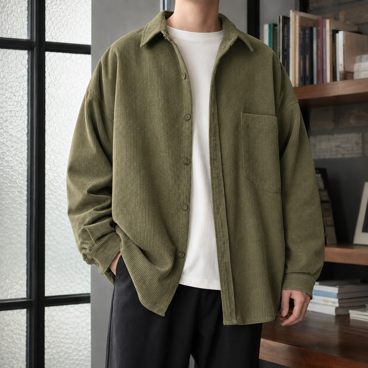 Vincent-Tate Relaxed Overshirt