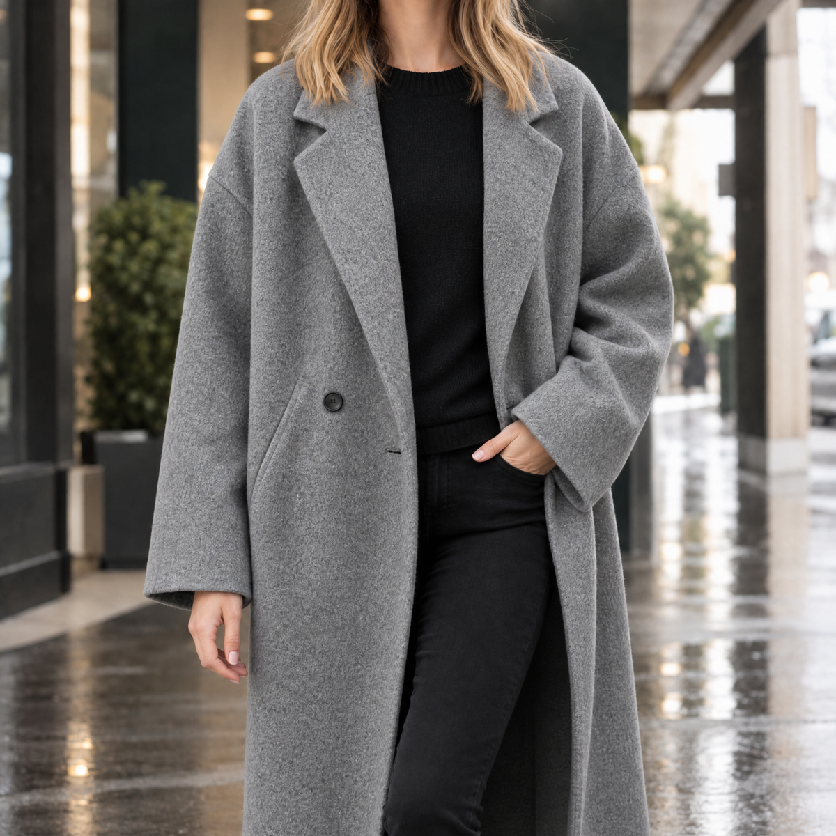 Daphne-Eve Oversized Coat