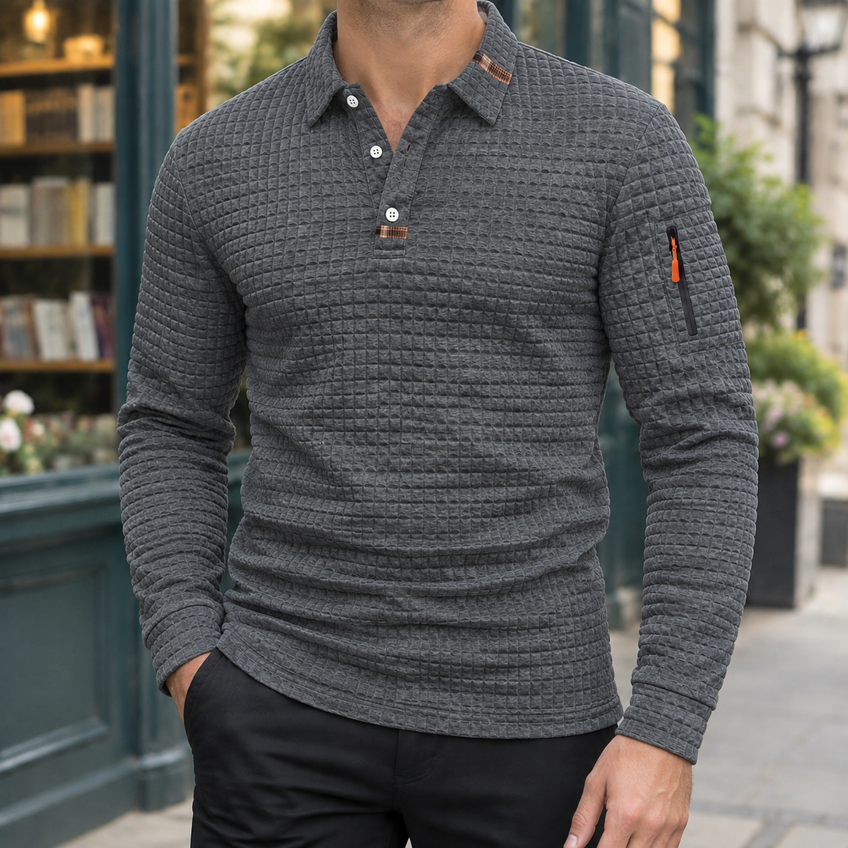 Cyprian Textured Polo