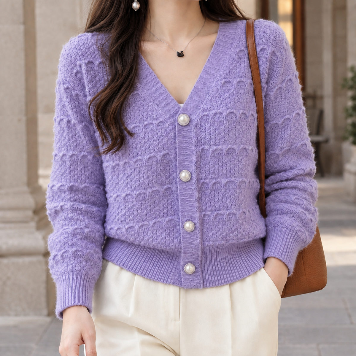 Hesper-Faye Textured Cardigan