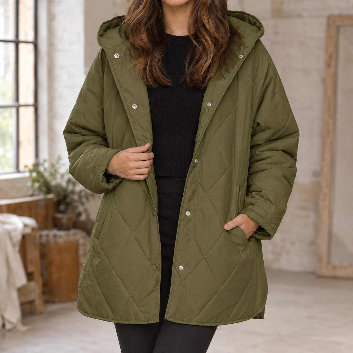 Crystal Quilted Jacket
