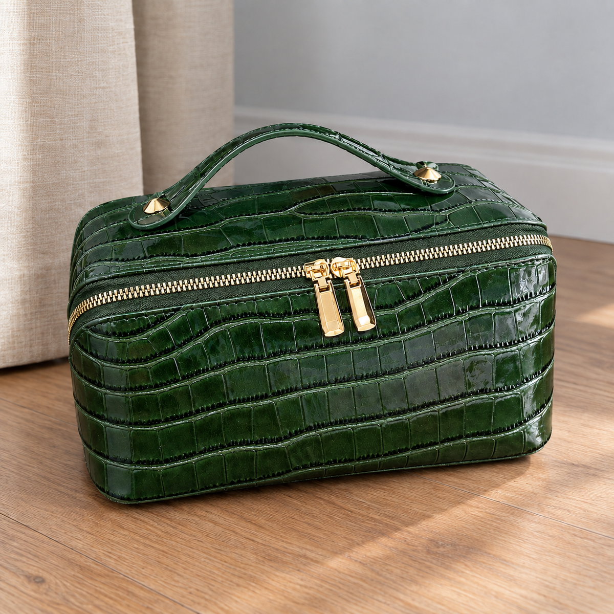 Fermo Croc Cosmetic Bag