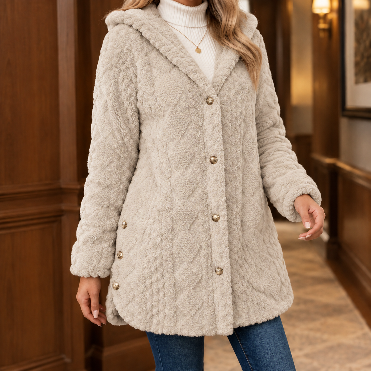 Livia-Sage Textured Jacket