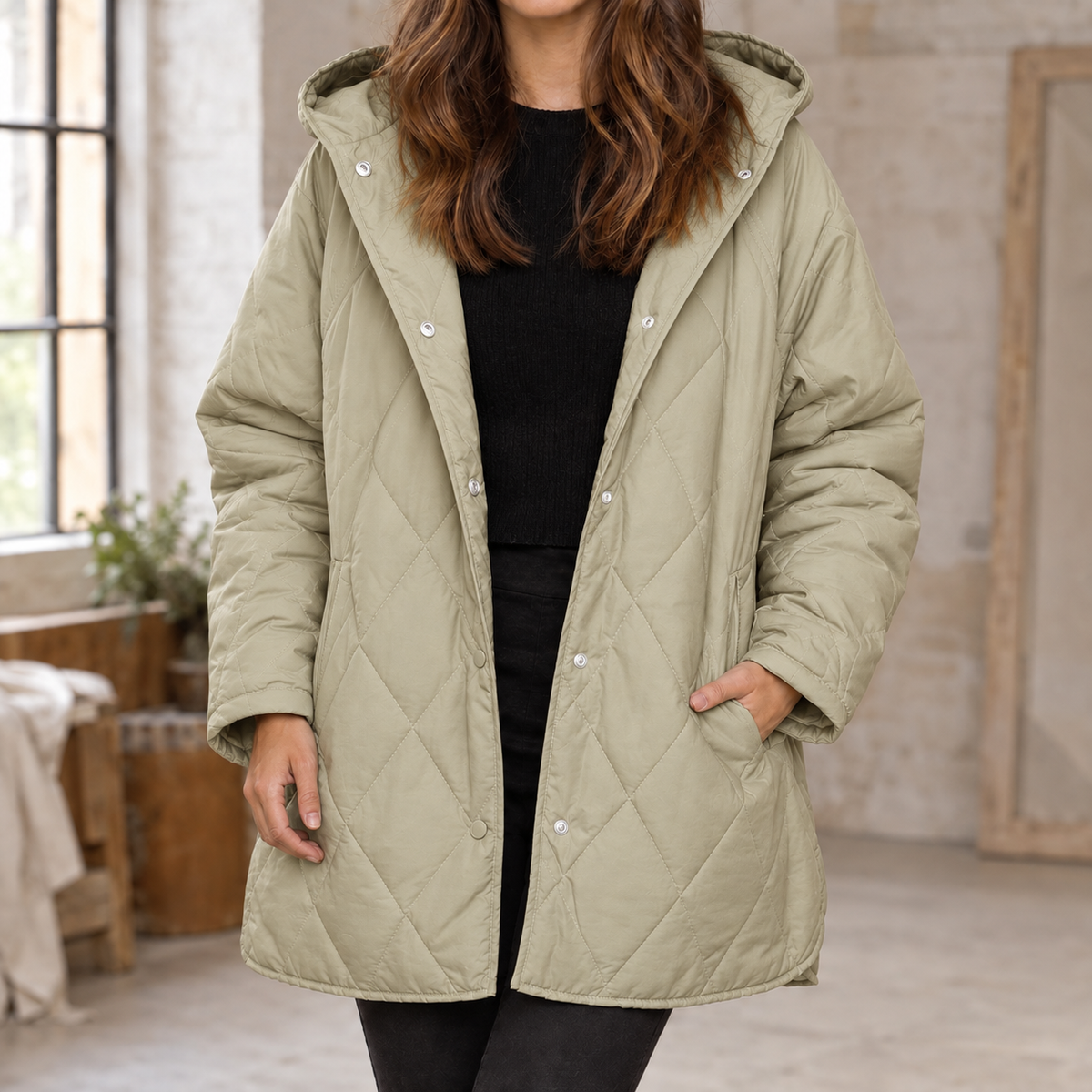 Crystal Quilted Jacket