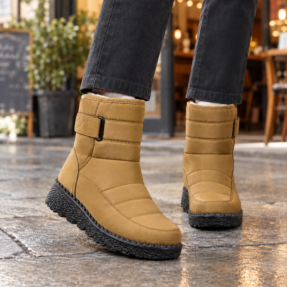 Abate Quilted Snow Boots