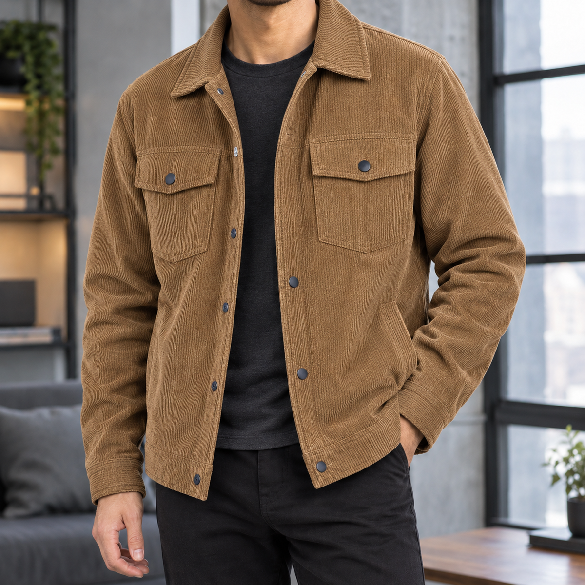 James-Dean Corduroy Jacket