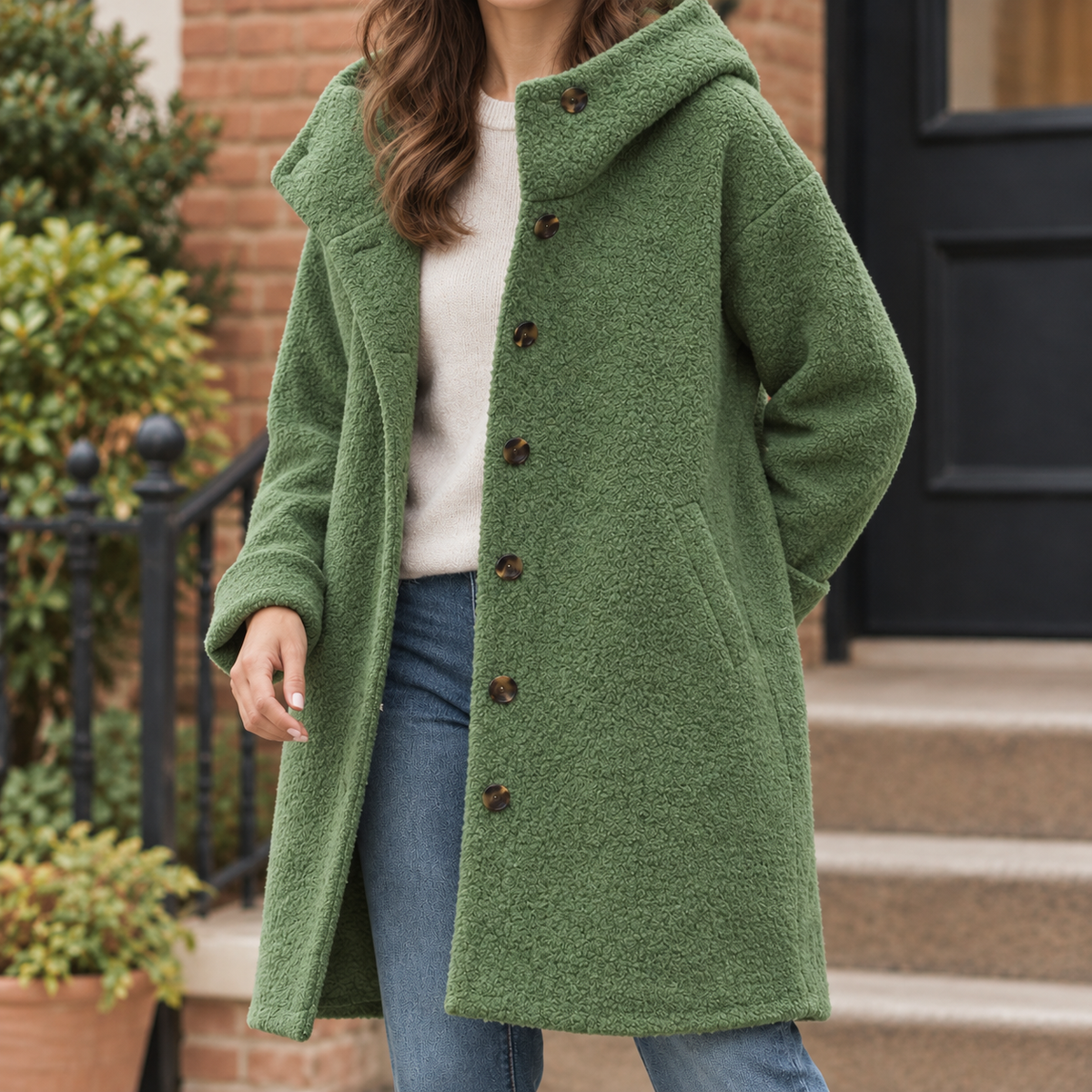 Yvette-Faye Hooded Coat