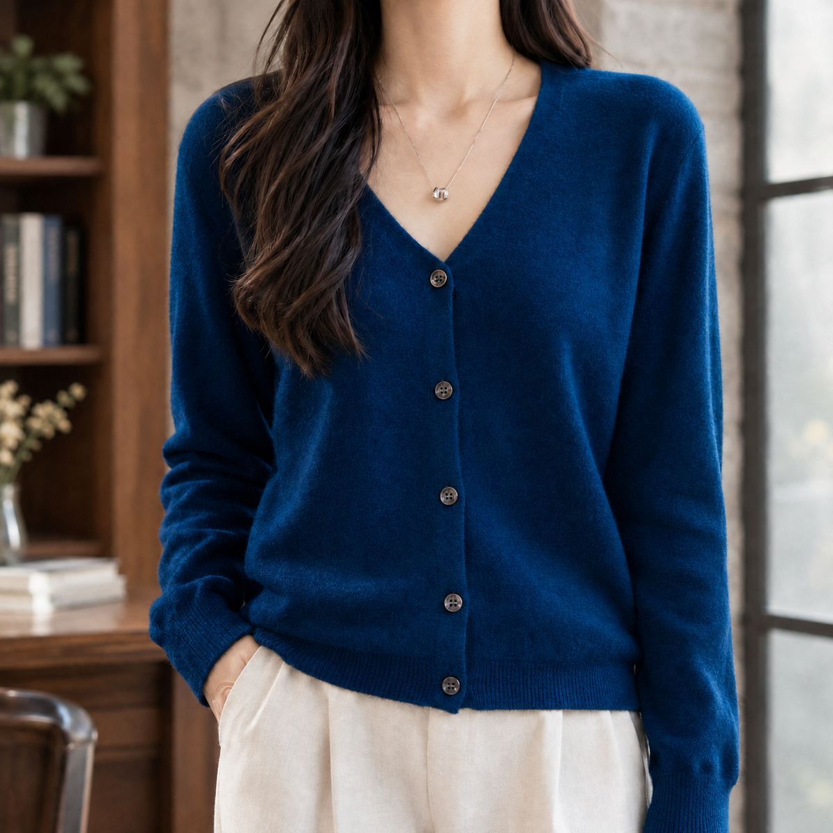Maylis-Grace V-Neck Cardigan