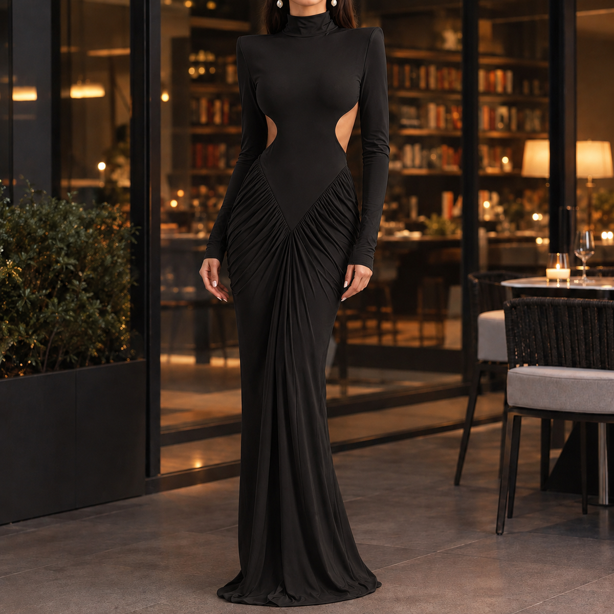 Ambrosine Cutout Maxi Dress
