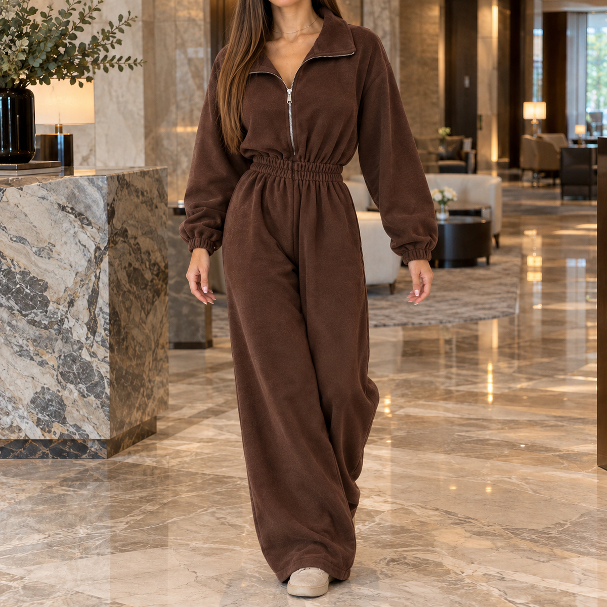 Vera-Claire Wide Leg Jumpsuit