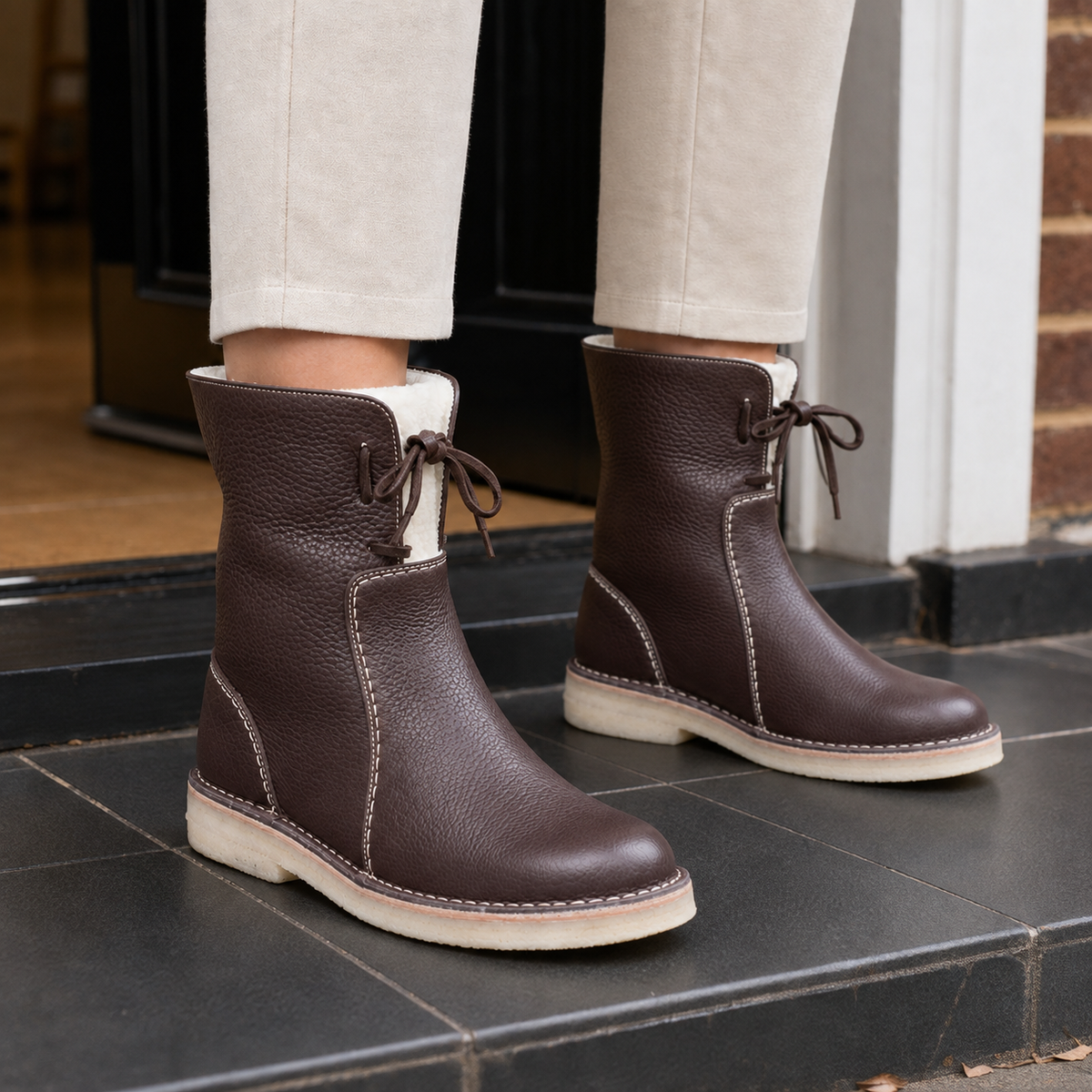 Rovelli Lace-Up Boots