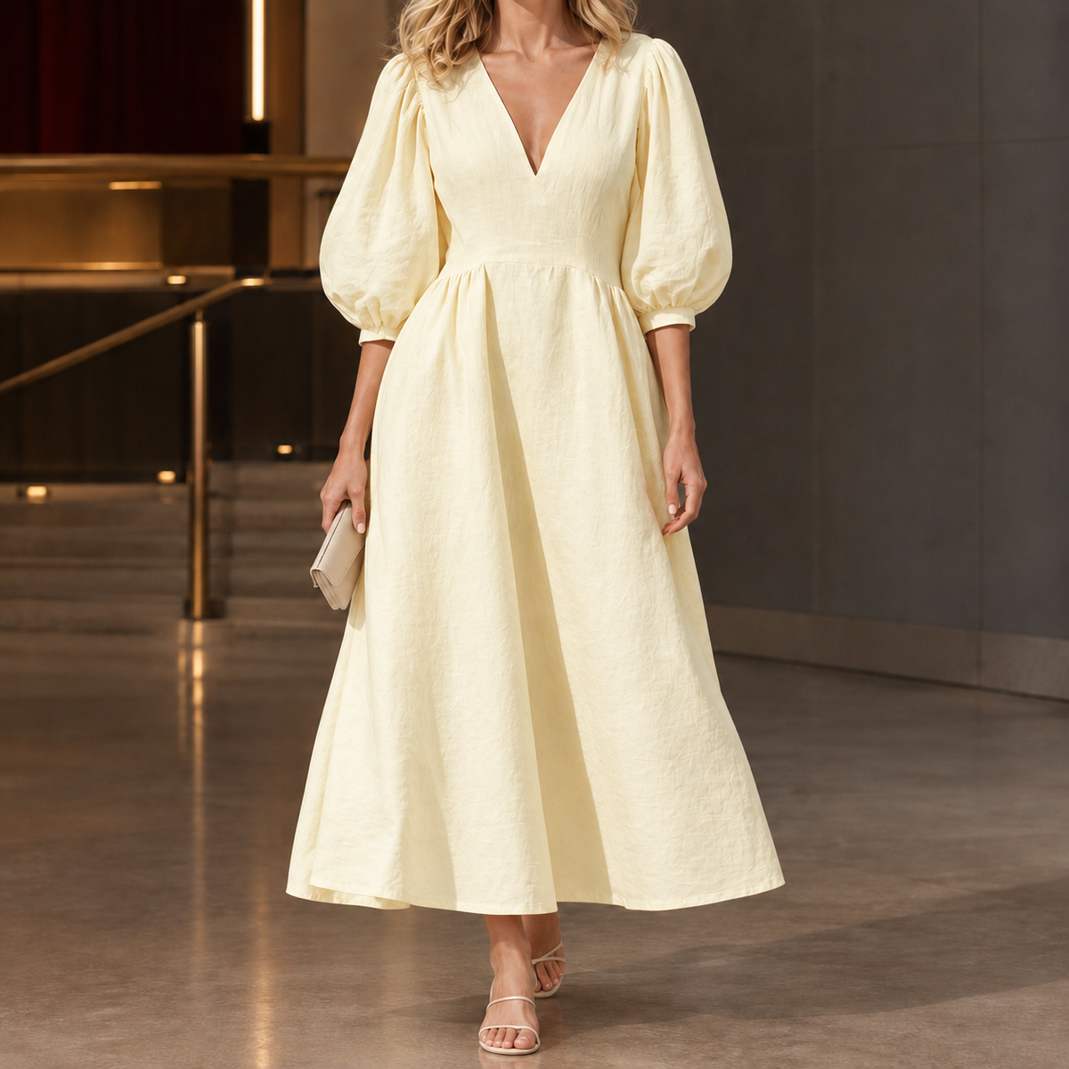 Mackenzie Puff Sleeve Dress